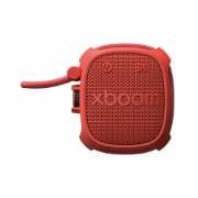 Vista frontal de Parlante LG Xboom Rock - Sonido resistente con Estándar Militar - Rojo ROCK